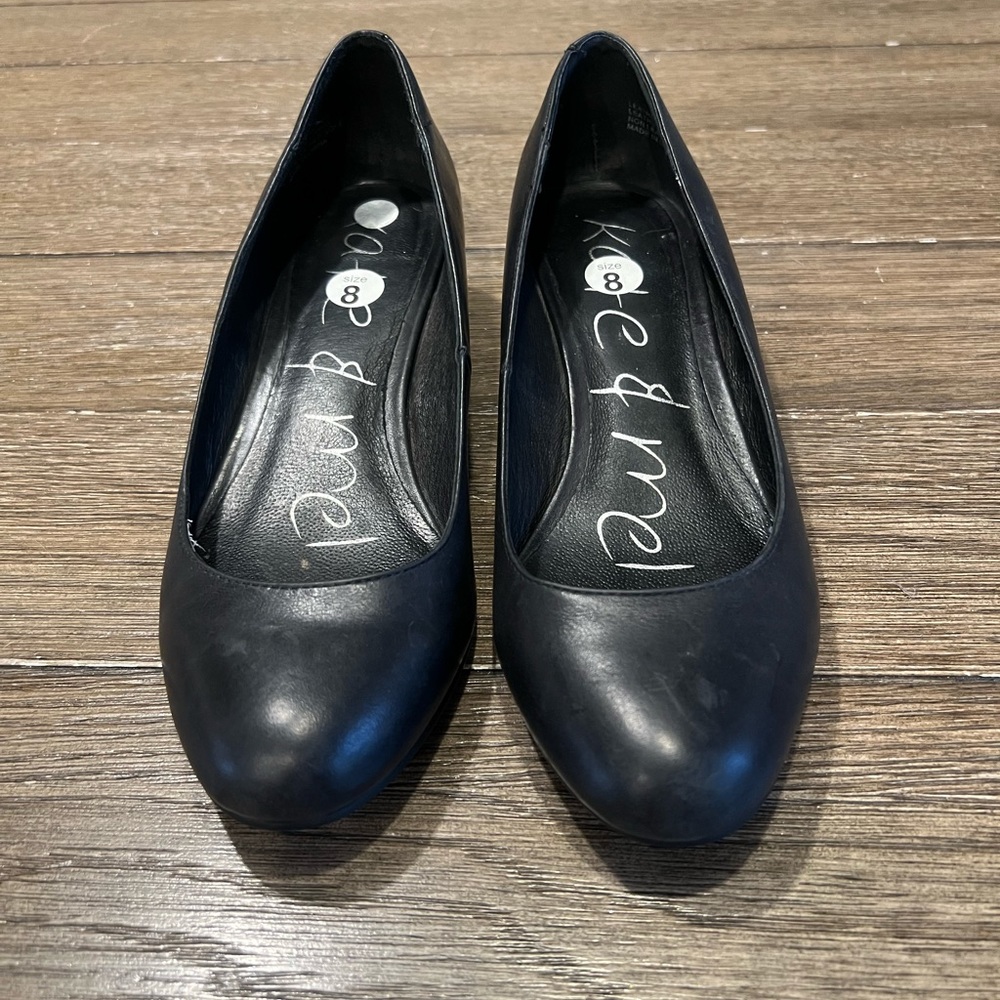 Black Kitten Wedge